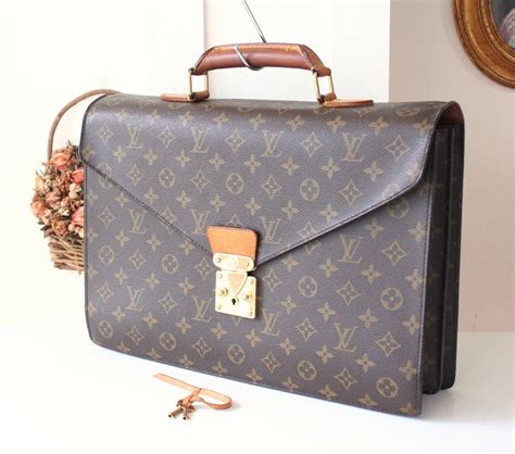 louis vuitton slim briefcase|louis vuitton attache case.